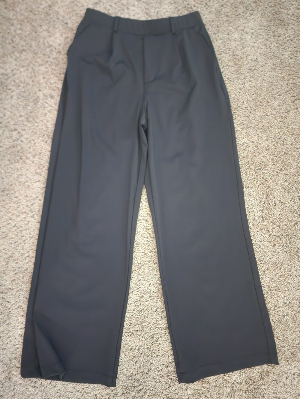 HALARA Black Active Stretch Pants with Zip Detail - Picture 1 of 4